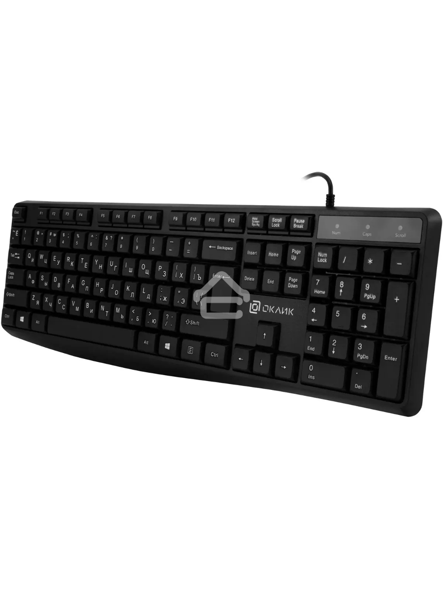 Клавиатура Oklick 145M проводная, USB, черный