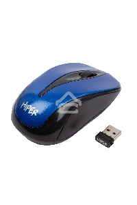 Мышь беспроводная HIPER HOMW-062 синий, 1000 dpi, радиоканал, USB, кнопки - 3