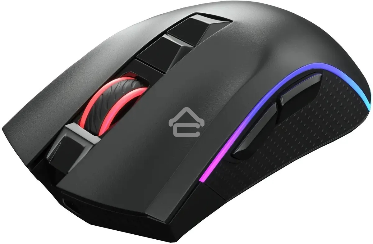 Мышь беспроводная GMNG GG-MS400WO черный, 10000 dpi, радиоканал, USB, кнопки - 7