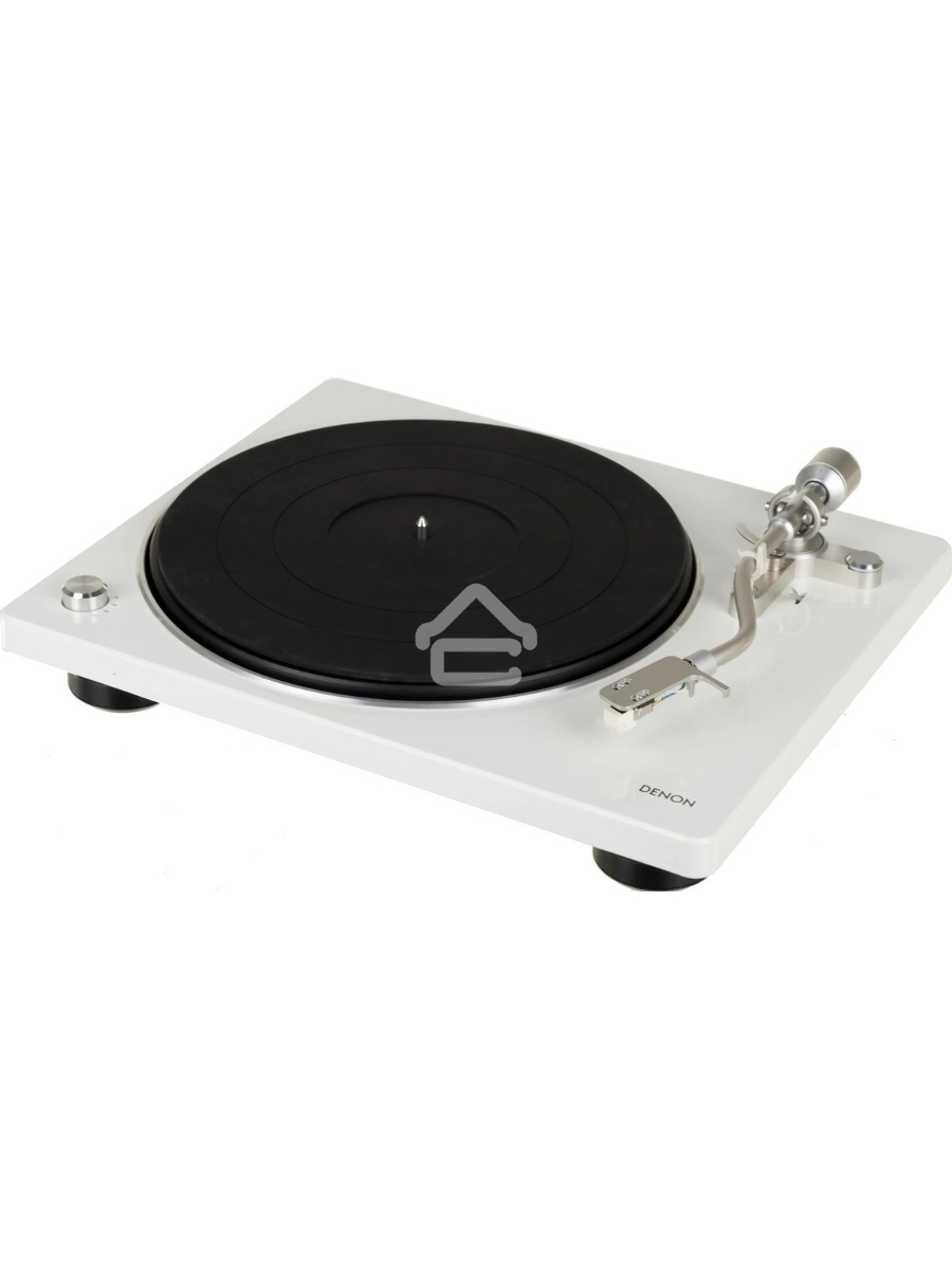 Проигрыватель винила Denon DP-400F, частично автоматический, белый