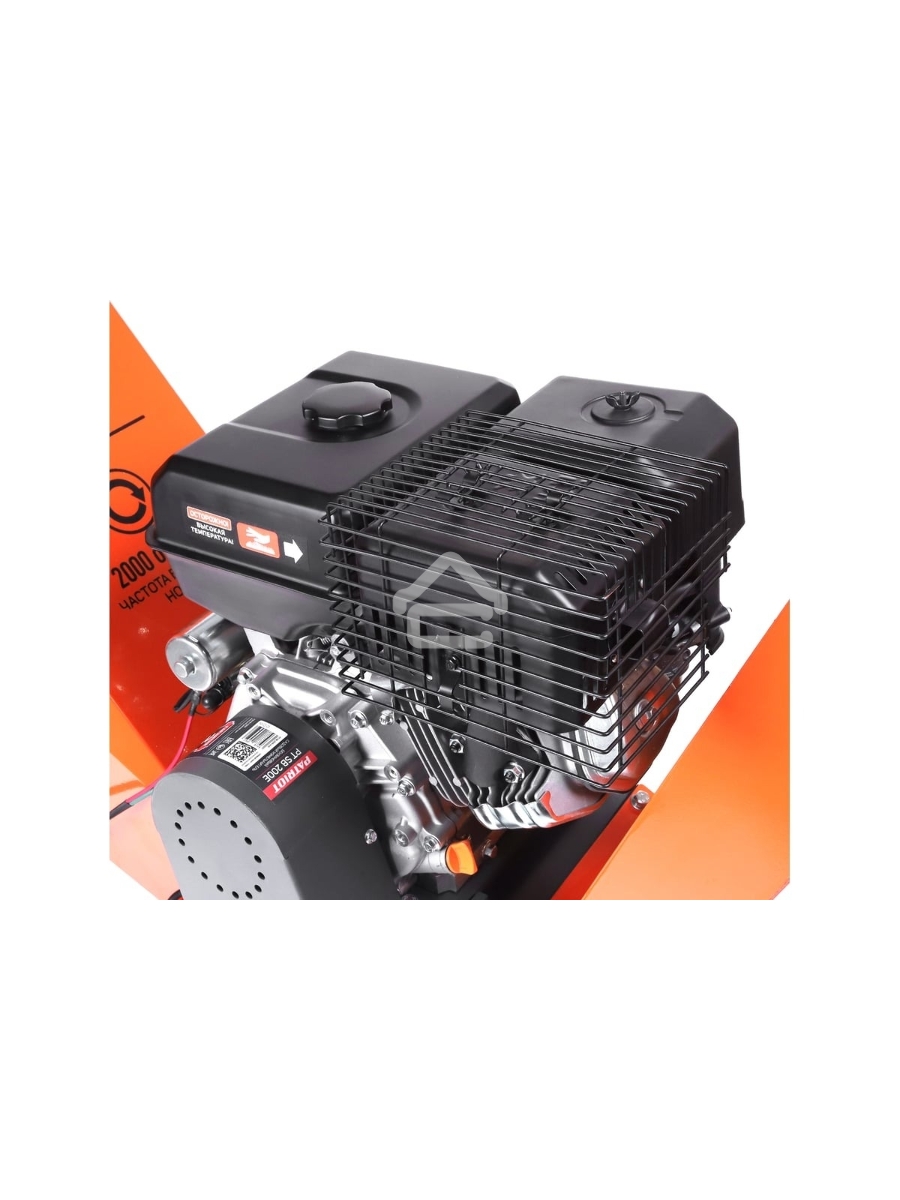 Измельчитель бензиновый PATRIOT PT SB200 E, 13л.с. электрозапуск, макс диаметр веток 100мм