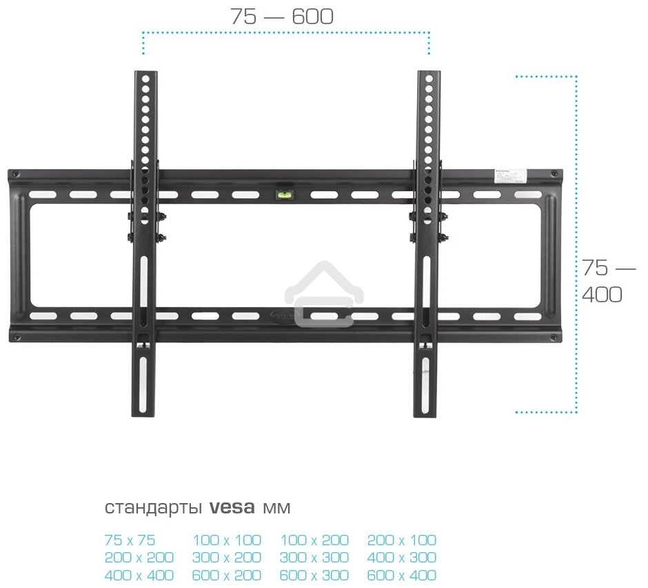 Кронштейн Kromax IDEAL-2 new черный, 32