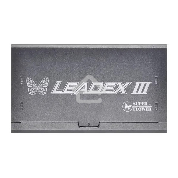 Блок питания Super Flower Power Supply Leadex III Gold SF-850F14GE(GL), 850W, ATX 3.1, 140мм, 8xSATA, 3xPCI-E(6+2), 1x12VHPWR(12+4), APFC, 80 PLUS Gold, Full Modular