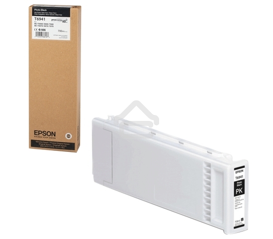 Картридж струйный Epson T694100 (C13T694100) фото черный (700 мл) для SureColor SC-T3000, SC-T3200, SC-T5000, SC-T5200, SC-T7000, SC-T7200