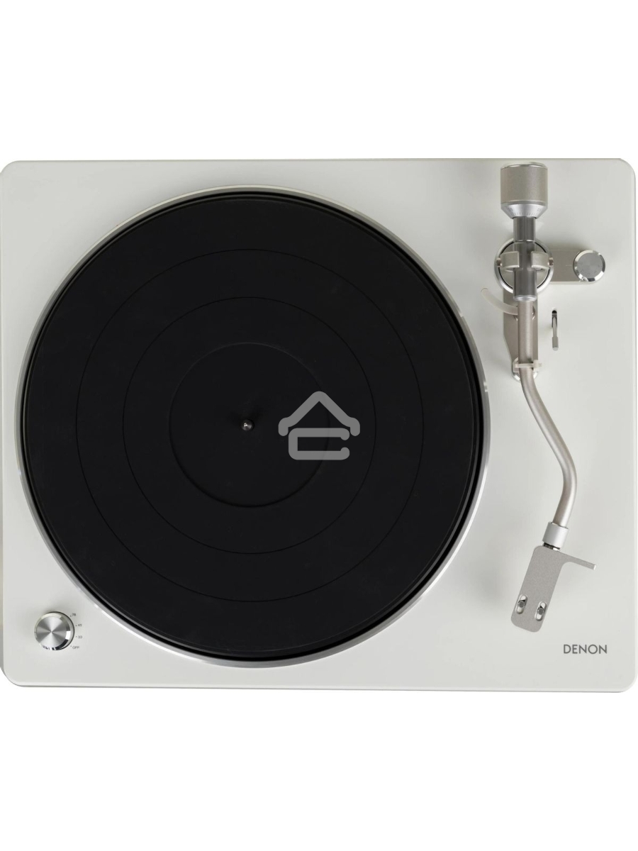 Проигрыватель винила Denon DP-400F, частично автоматический, белый