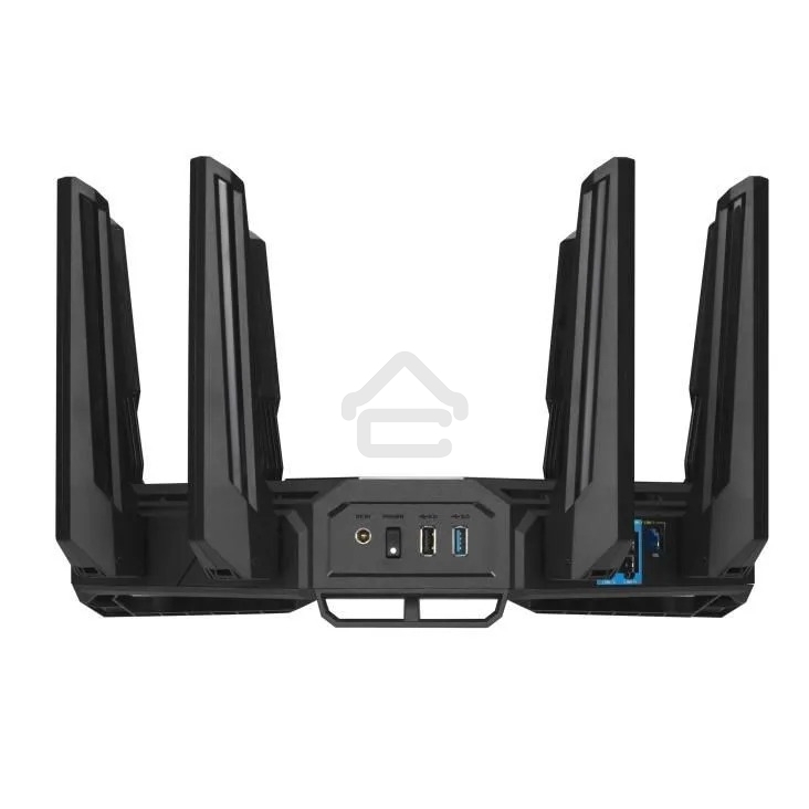 Маршрутизатор ASUS GT-BE19000, черный/красный, 90IG0850-MO9A0V
