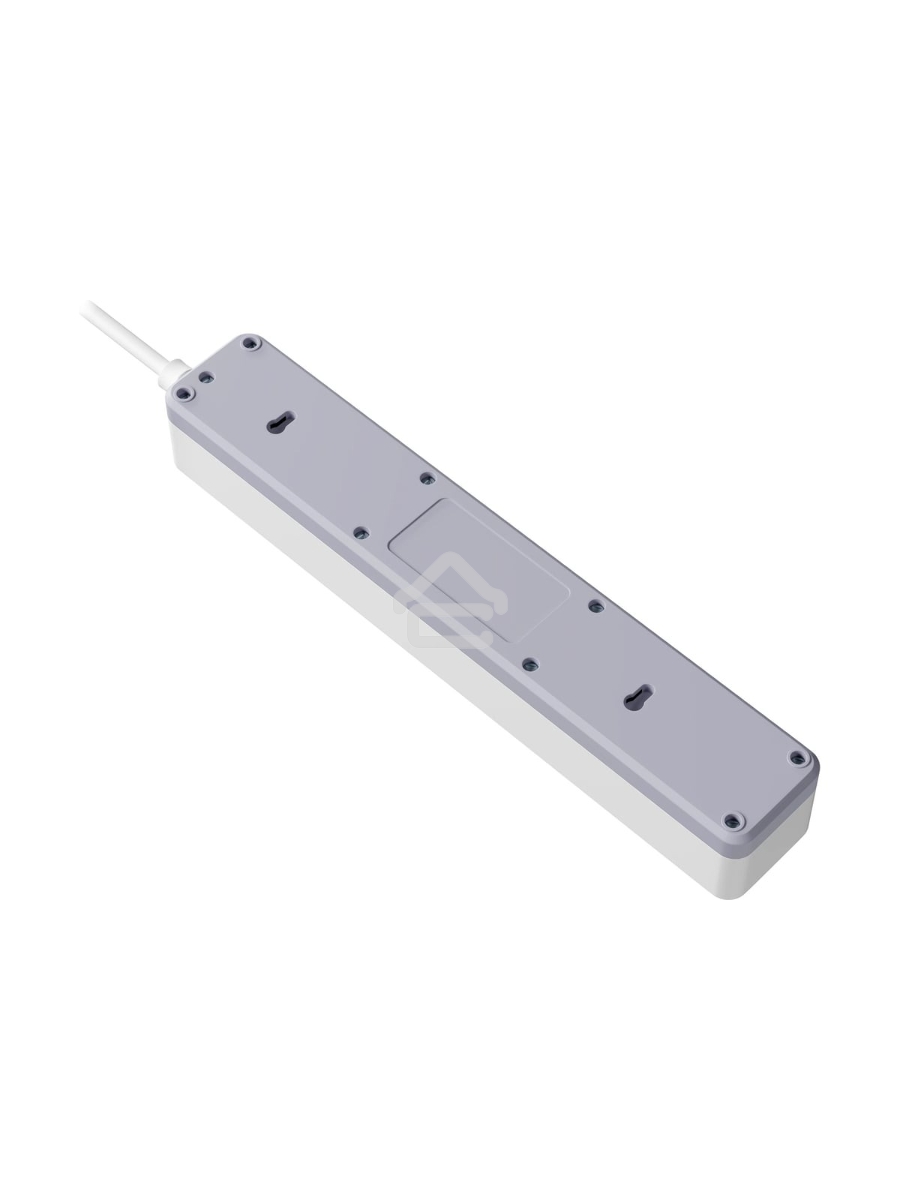 Удлинитель с сетевым фильтром Defender DFS 141, белый, 4розетки, USB+TypeC, 1.5 м.