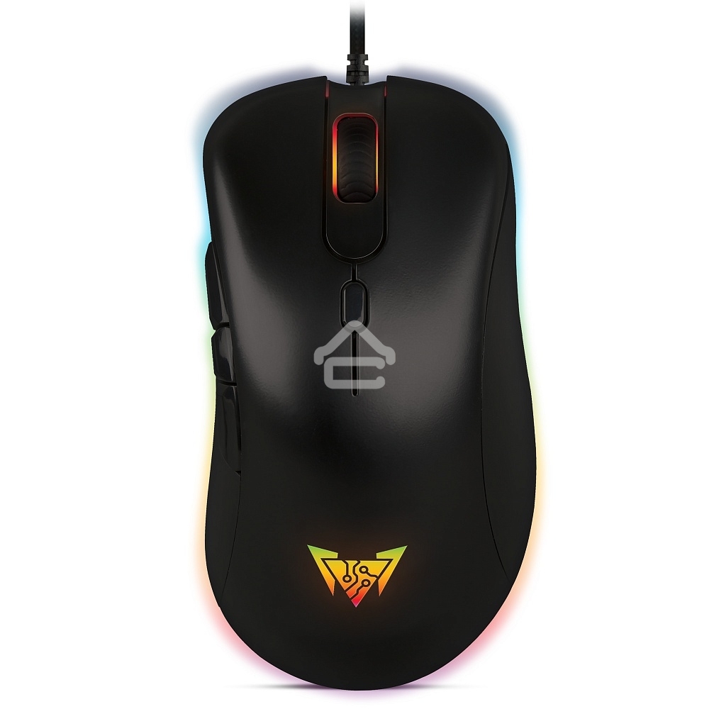 Мышь проводная Crown CMGM-904 черный, 7000 dpi, USB, кнопки - 7