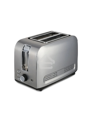 Тостер BQ T1009 Steel-Black, Мощность 800 Вт, 7 степеней поджаривания