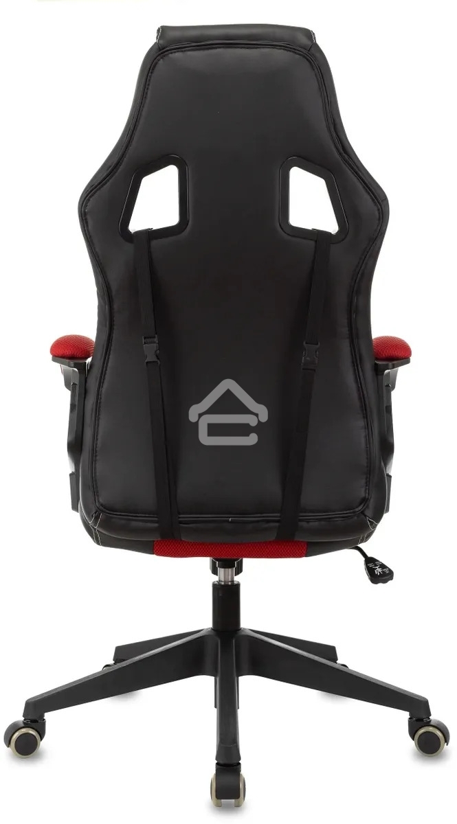 Кресло игровое Бюрократ Zombie Arena черный/красный