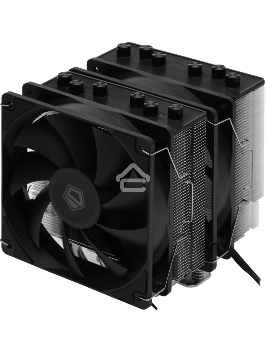 Кулер ID-COOLING SE-206-XT черный 120мм алюминий+медь 1800rpm 35db 4-pin 250W 156мм