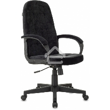 Кресло руководителя Бюрократ CH 002 Fabric черный Light-20 крестов. пластик