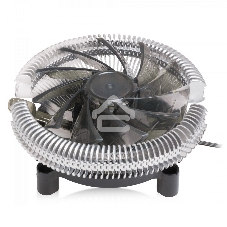 Кулер для процессора Crown CM-S1250TPWM v2 серебристый/черный, 95 мм, алюминий, 2000 об/мин, 28.7 дБ, 4 pin, 125 Вт, 53 мм