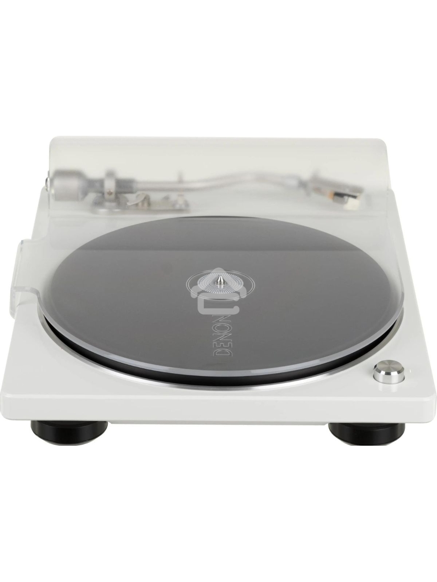 Проигрыватель винила Denon DP-400F, частично автоматический, белый