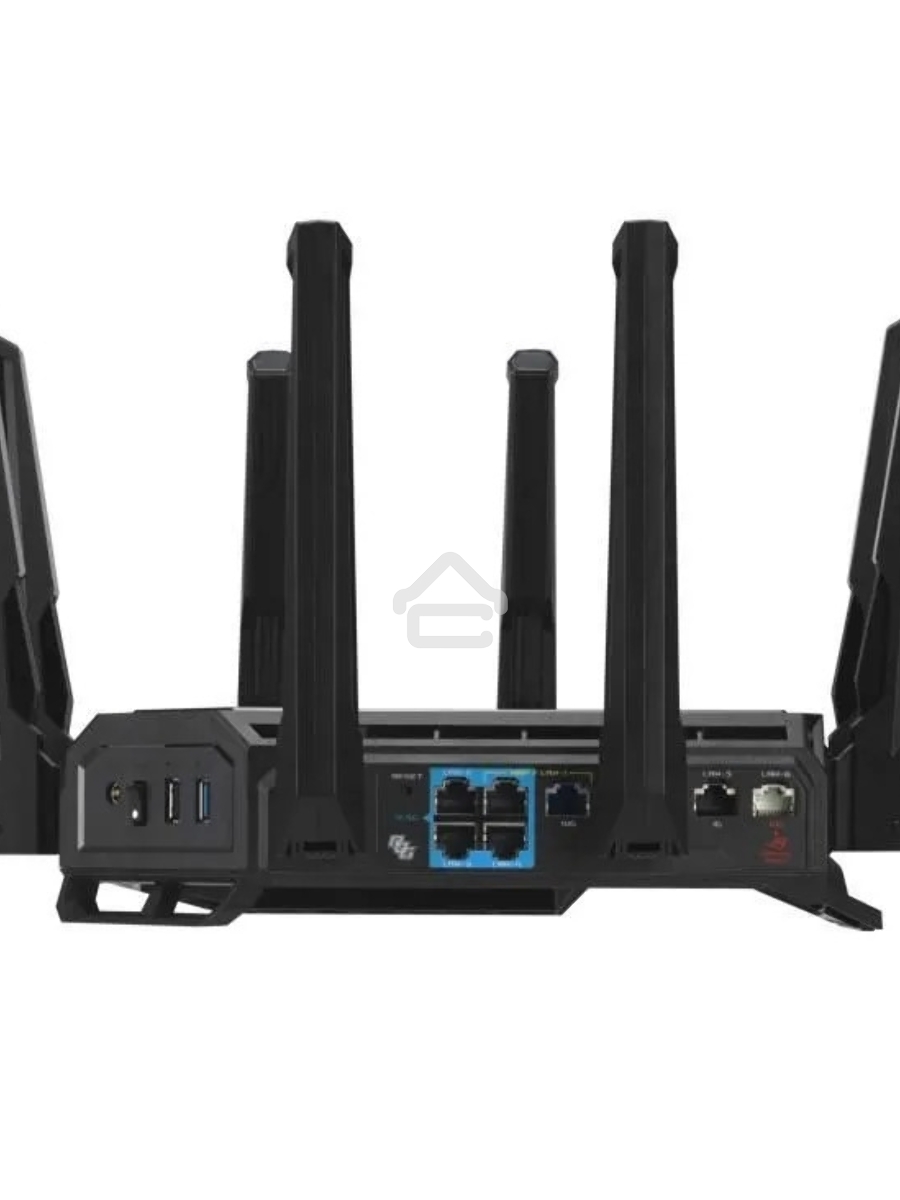 Маршрутизатор ASUS GT-BE19000, черный/красный, 90IG0850-MO9A0V