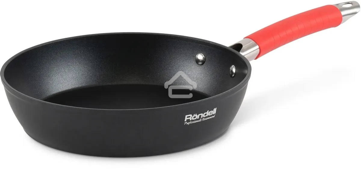 Сковорода Rondell Passion RDA-1931 круглая 26 см, покрытие: Xylan Plus ручка несъемная (без крышки) черный