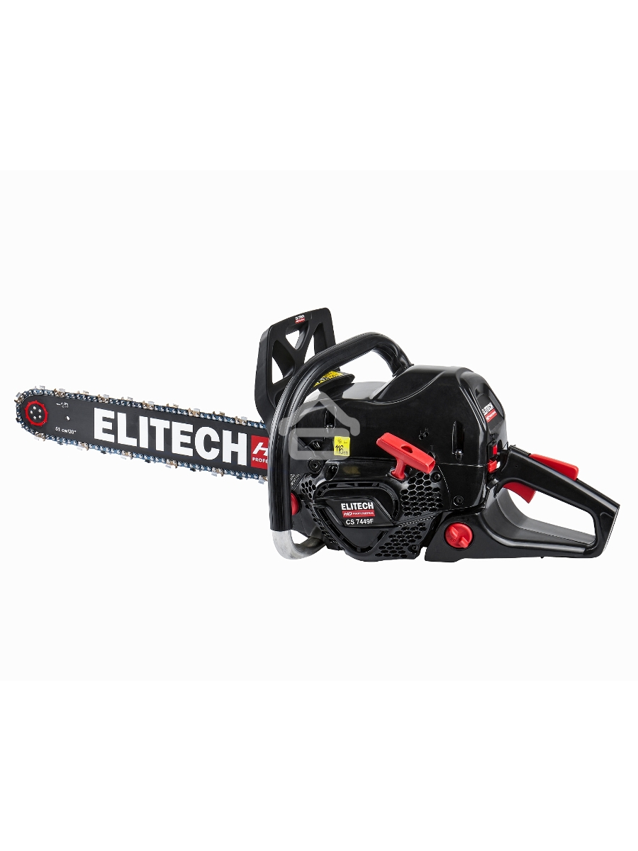 Бензопила Elitech HD Professional CS 7449F 3600Вт 4.9л.с. дл.шины:20