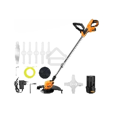 Триммер электрический Deko DKTR12 Plus аккум. реж.эл.:нож