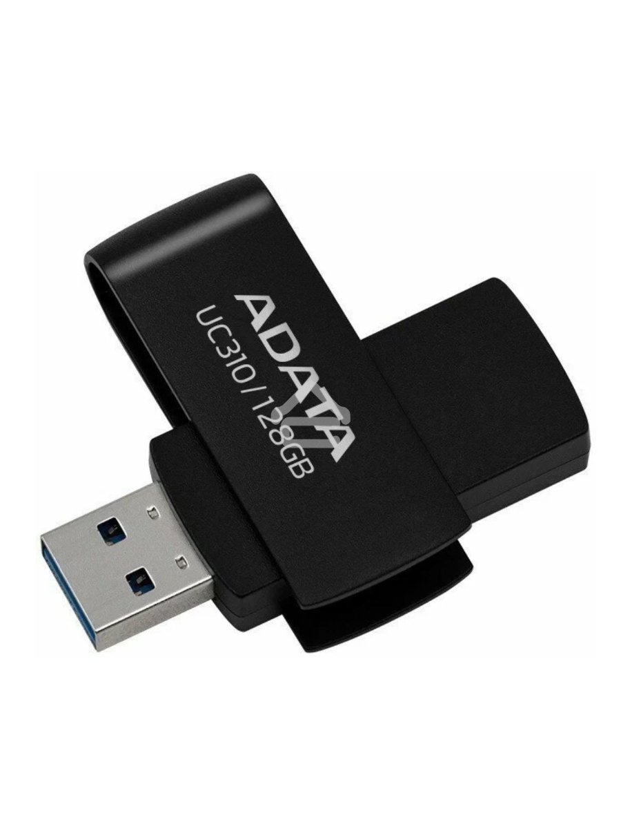 Флеш диск ADATA UC310-128G-RBK BLACK\GR 128GB