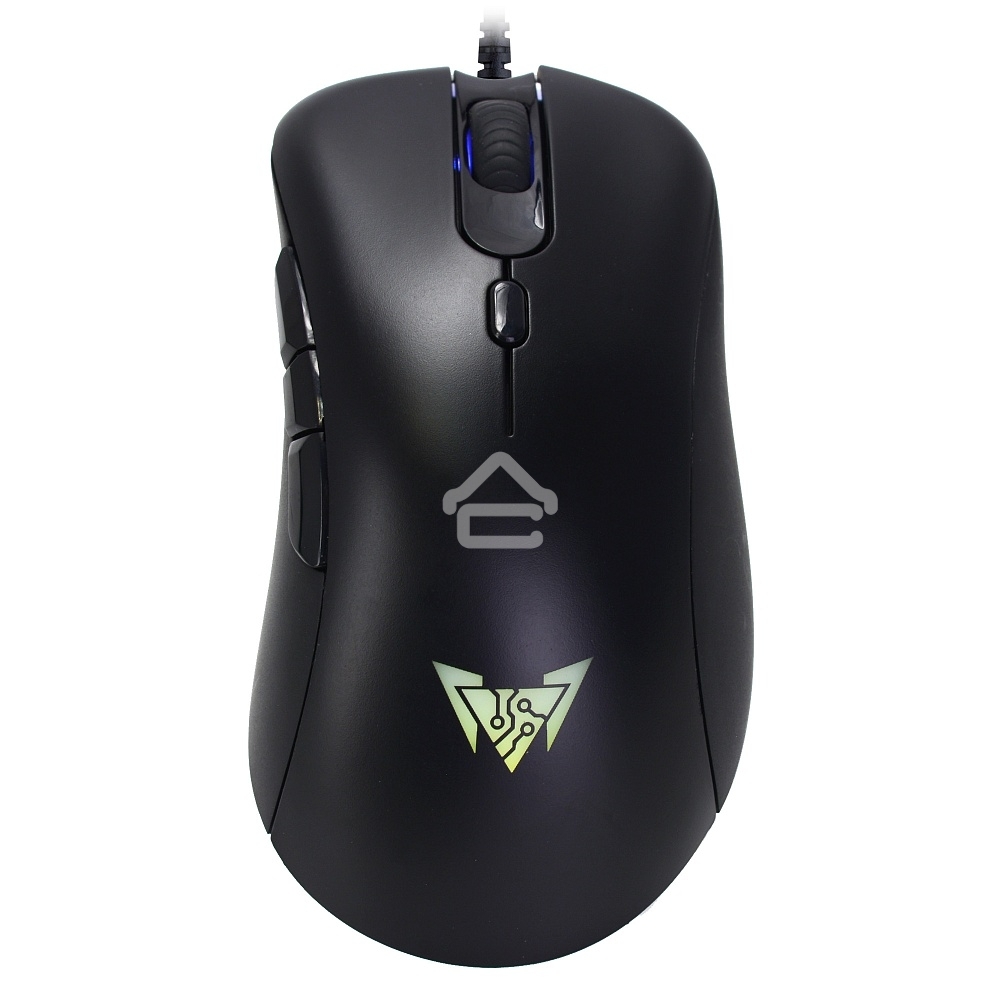 Мышь проводная Crown CMGM-904 черный, 7000 dpi, USB, кнопки - 7