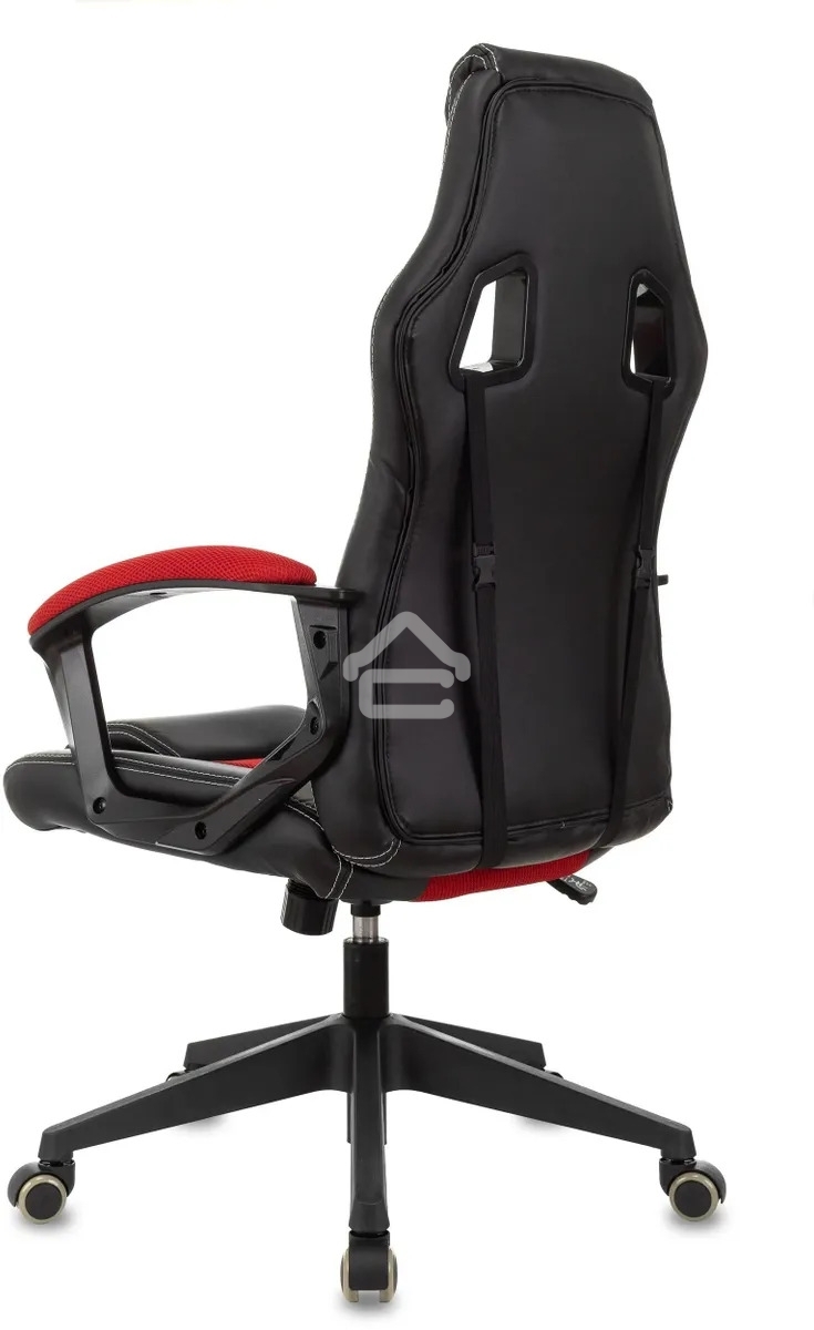 Кресло игровое Бюрократ Zombie Arena черный/красный