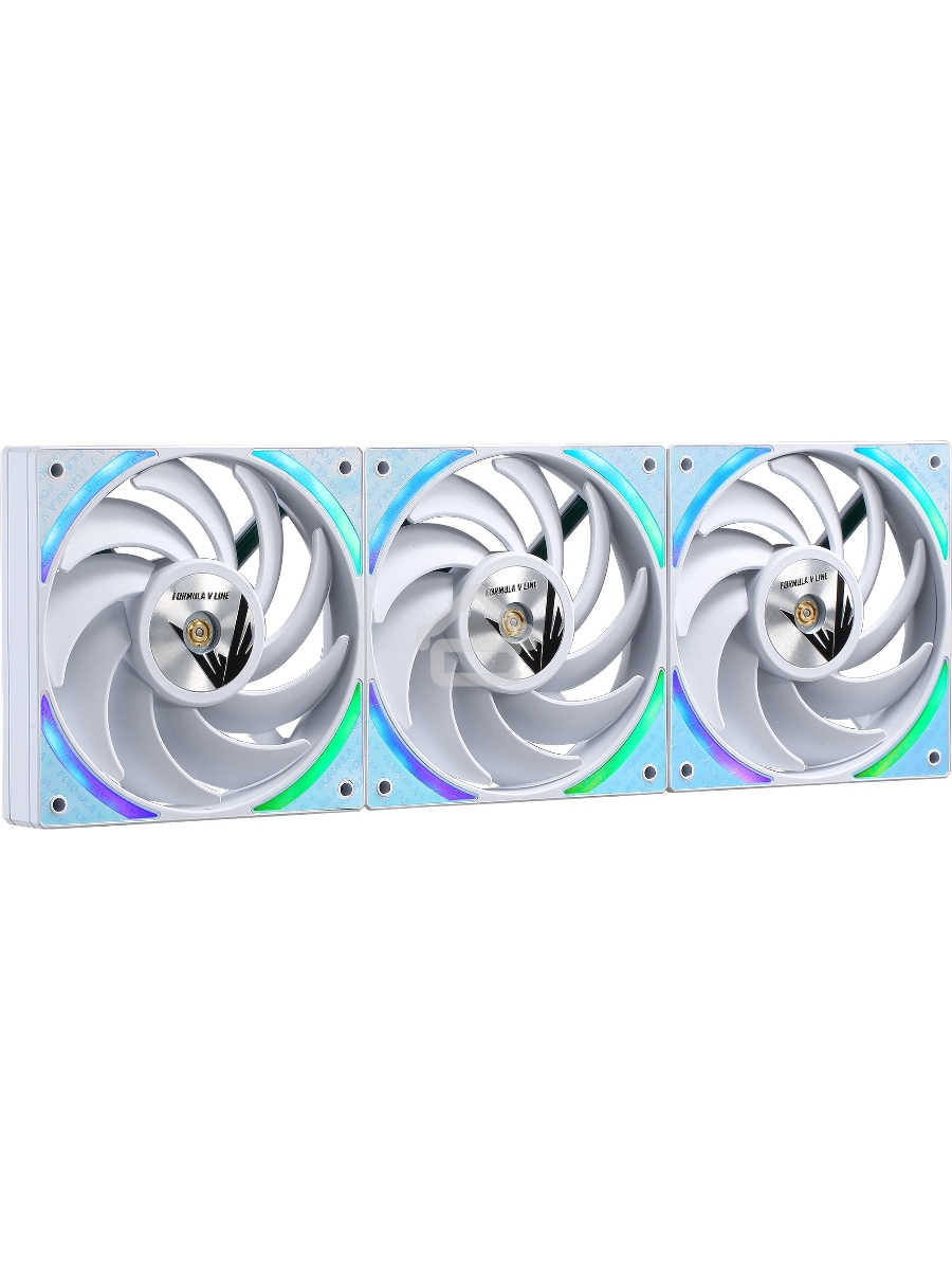 Вентилятор для корпуса Aerocool / Formula Air Bridge Plus WH ARGB белый, 120 мм, 1300 об/мин, 27.2 дБ, 4 pin