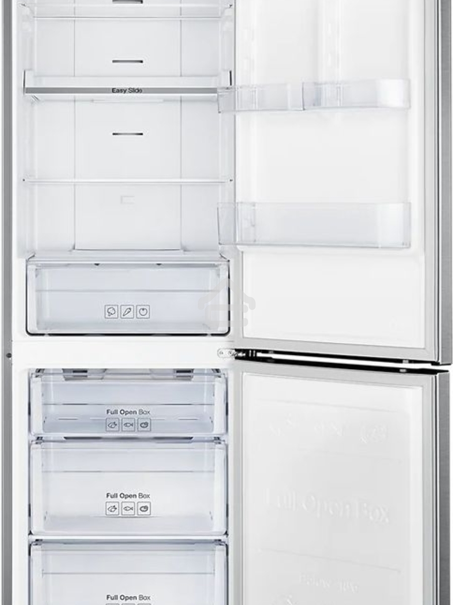 Холодильник Samsung RB30A30N0SA/WT серебристый двухкамерный 213/98л морозилка снизу