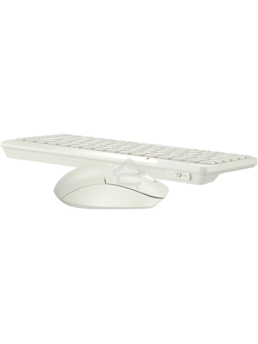 Клавиатура + мышь A4Tech Fstyler FG2200 Air2 клав:бежевый мышь:бежевый USB беспроводная slim