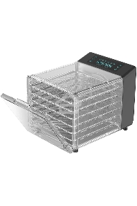 Сушка для фруктов и овощей Hyundai HYFD-8800 12под. 600Вт черный