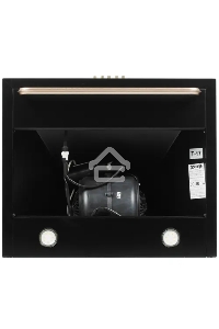 Вытяжка настенная Gorenje WHC63CLB, ширина 60 см, 650 м3/ч, Отвод воздуха и рециркуляция, цвет: антрацит