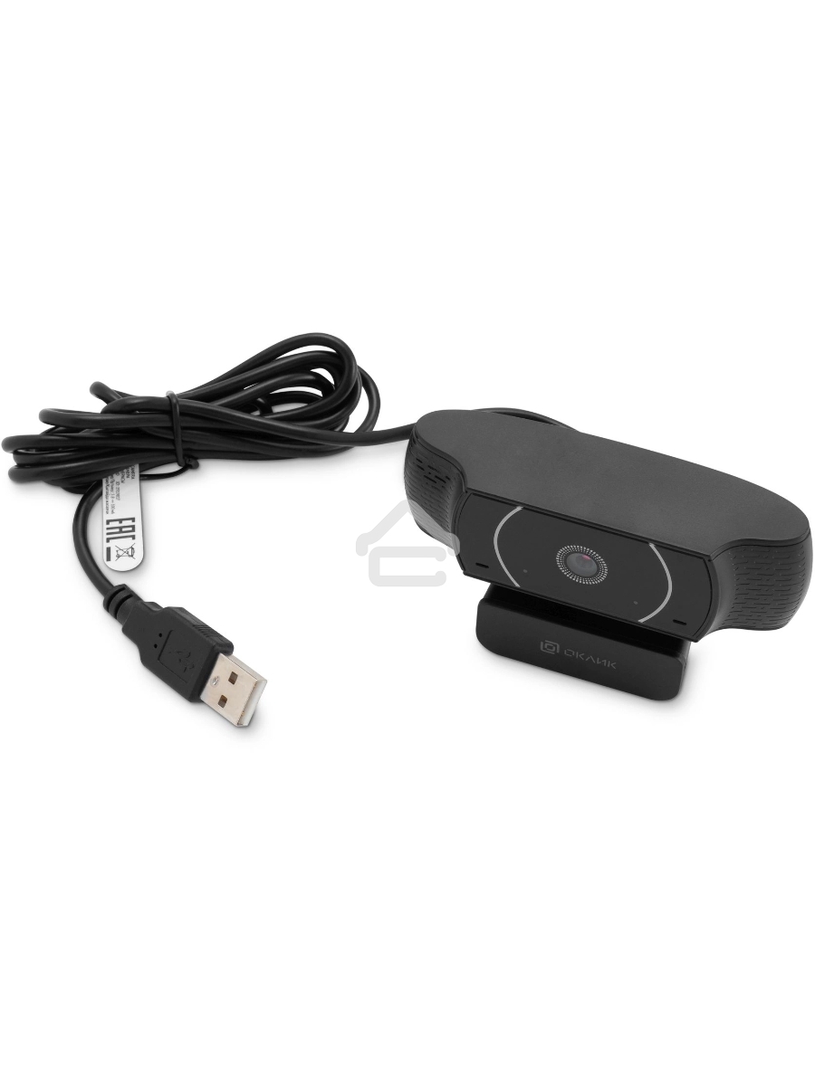 Камера Web Оклик OK-C016HD черный 1Mpix (1280x720) USB2.0 с микрофоном