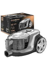 Пылесос Eurostek EVC-4511 серебристый, 420/2500 Вт, уборка сухая, пылесборник контейнер 3 л