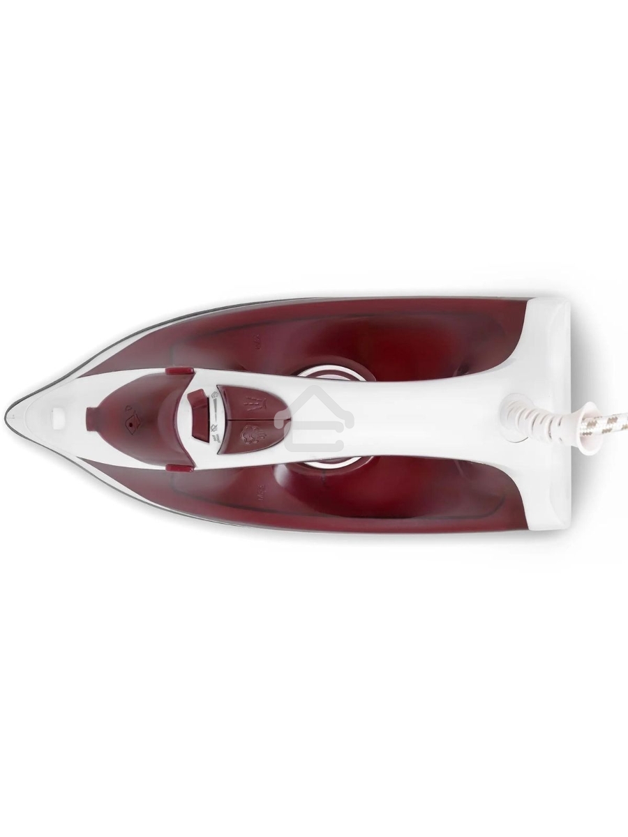Утюг Maxwell MW-3006, 2400Вт, белый/бордовый