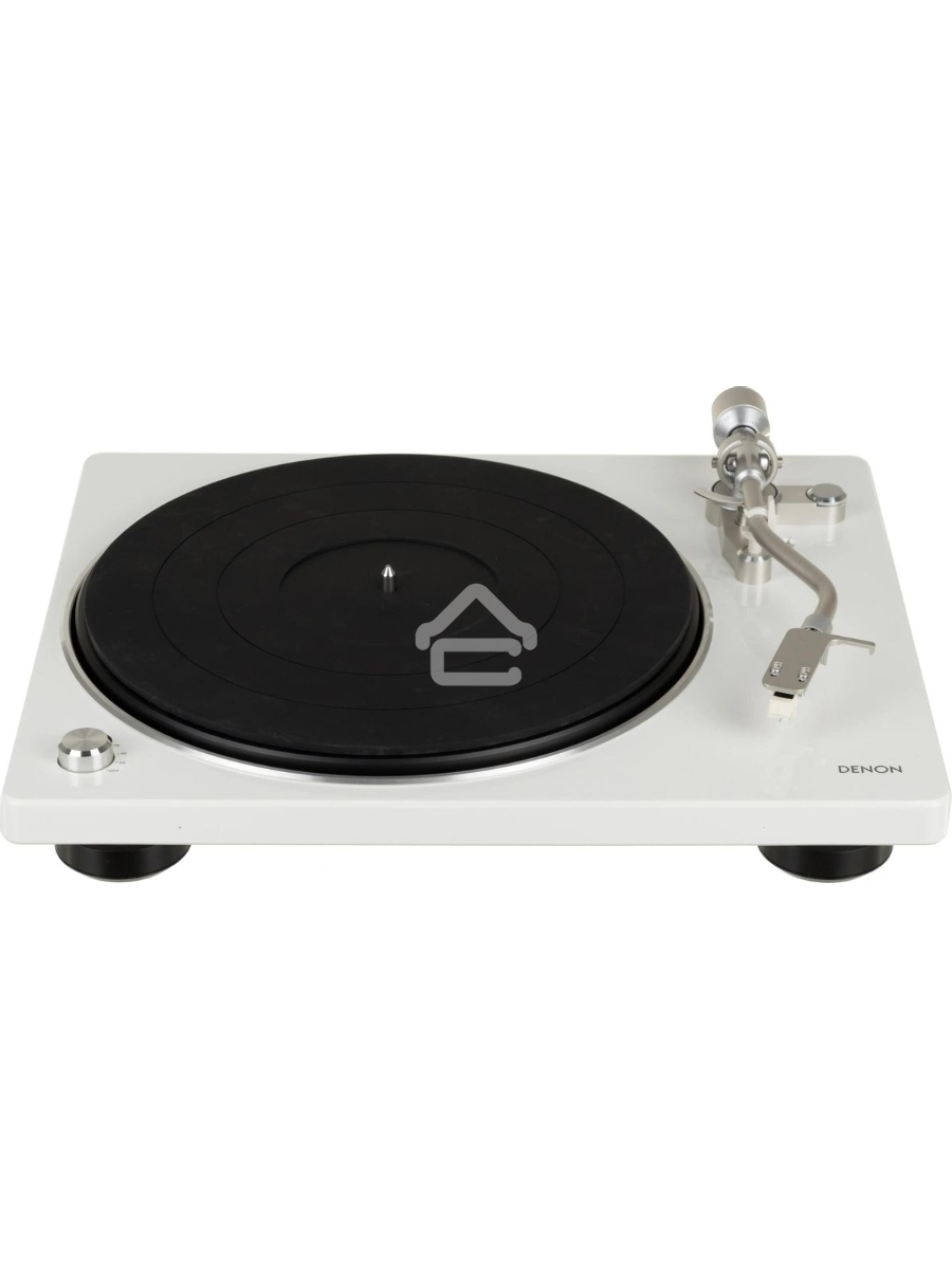 Проигрыватель винила Denon DP-400F, частично автоматический, белый