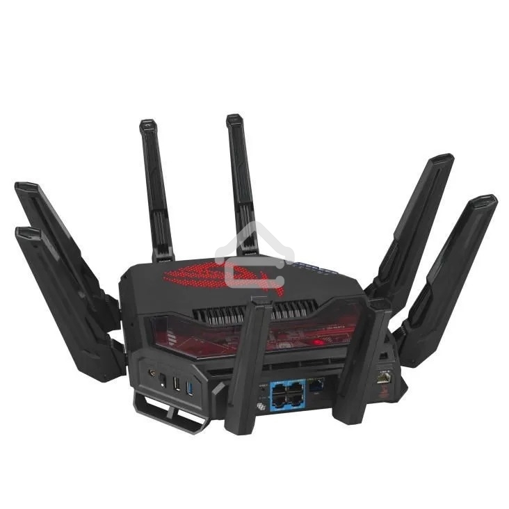 Маршрутизатор ASUS GT-BE19000, черный/красный, 90IG0850-MO9A0V