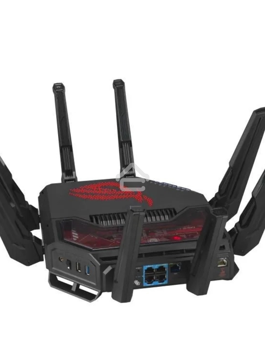 Маршрутизатор ASUS GT-BE19000, черный/красный, 90IG0850-MO9A0V