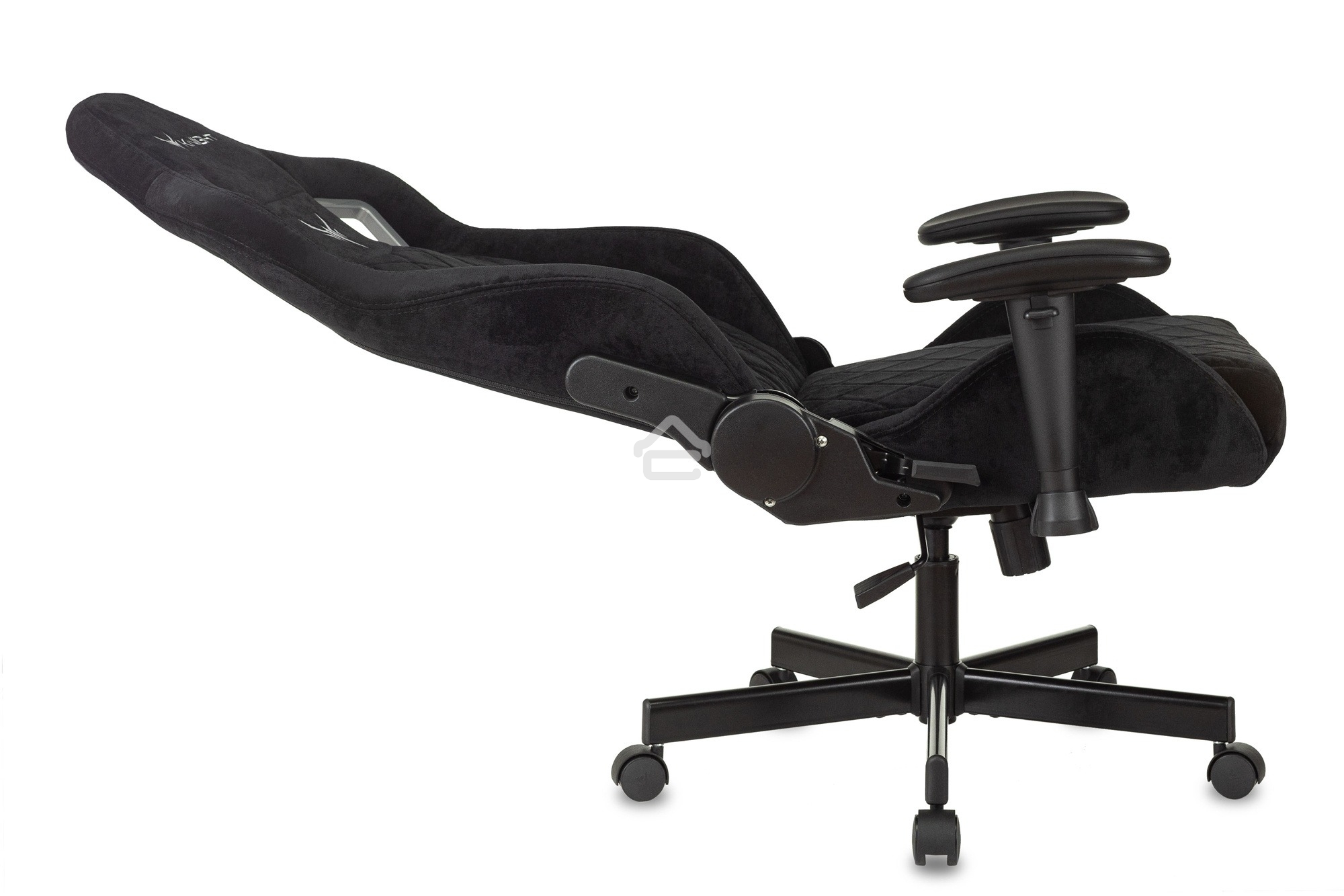 Кресло игровое Бюрократ Knight Outrider Light-20 черный с подголов. крестовина металл