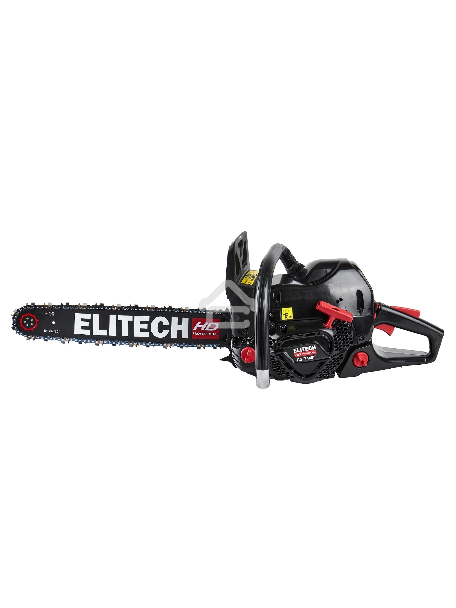 Бензопила Elitech HD Professional CS 7449F 3600Вт 4.9л.с. дл.шины:20