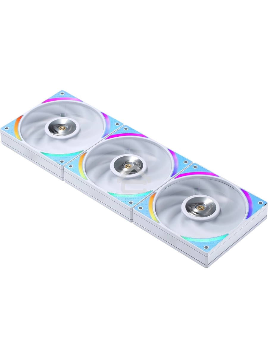 Вентилятор для корпуса Aerocool / Formula Air Bridge Plus WH ARGB белый, 120 мм, 1300 об/мин, 27.2 дБ, 4 pin
