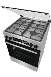 Плита комбинированная Gorenje GKS6C72XF нержавеющая сталь