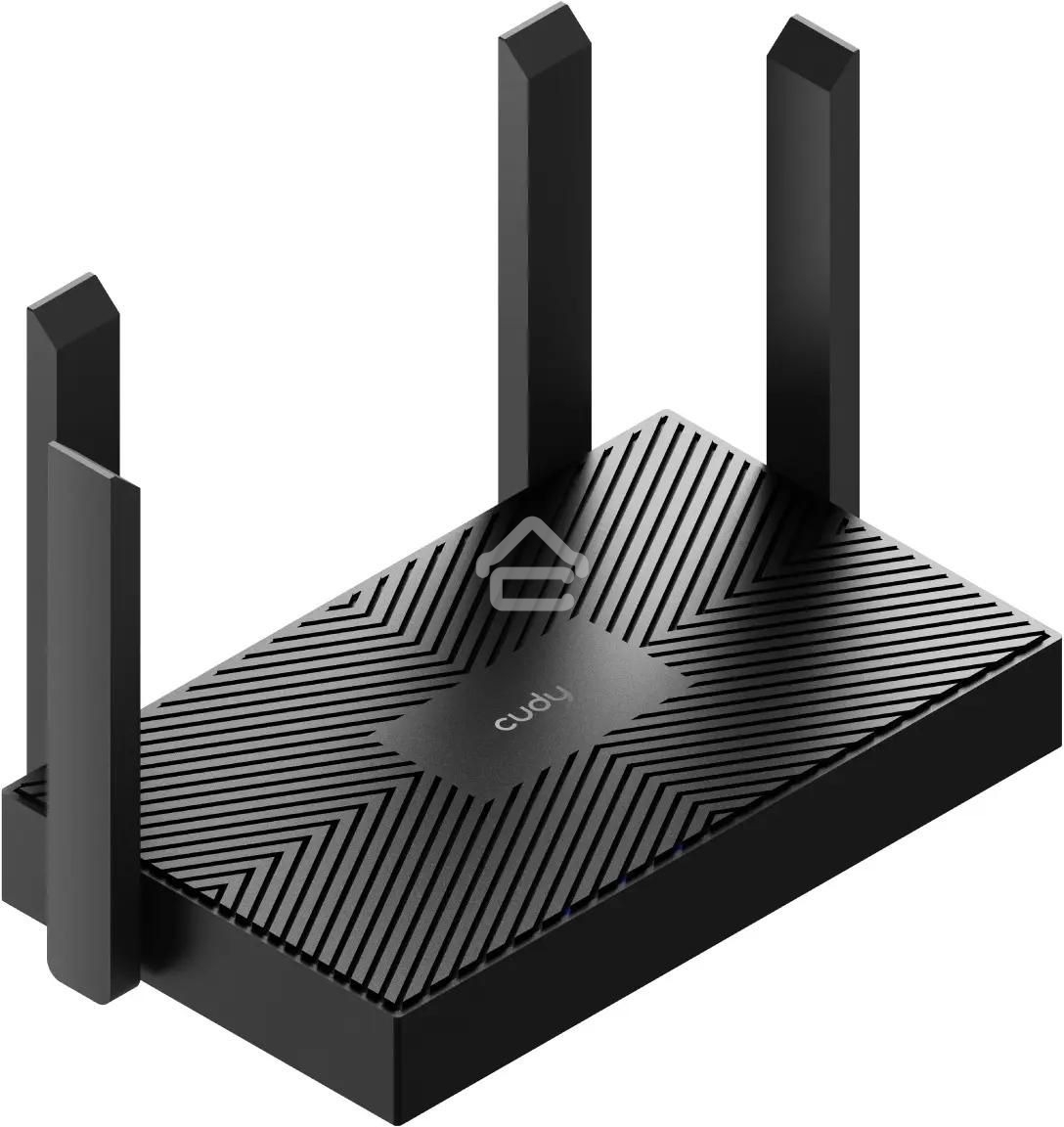 Роутер беспроводной Cudy WR1500 AX1500 10/100/1000 черный