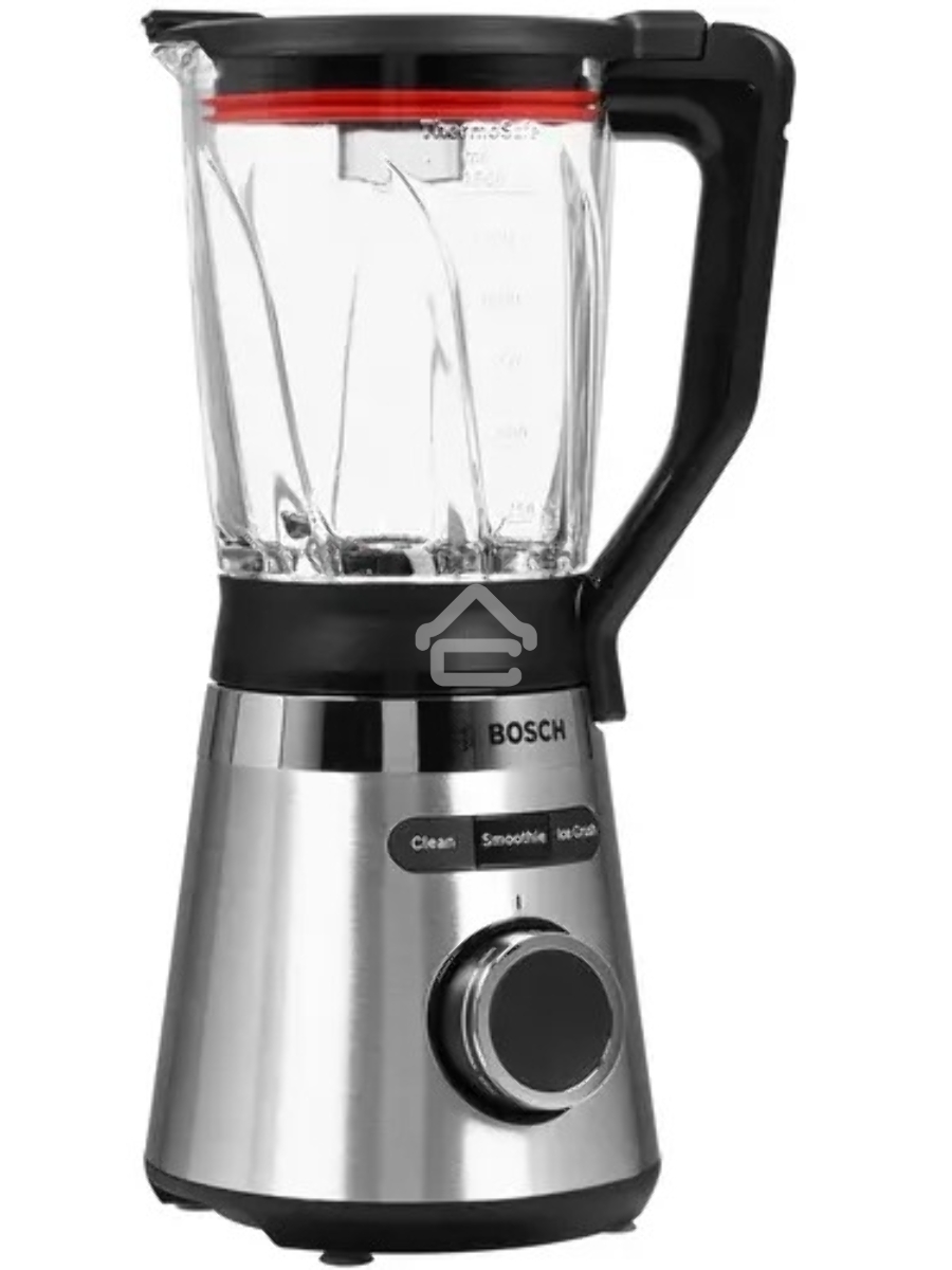 Блендер стационарный Bosch MMB6384M, 1200Вт, черный/нержавеющая сталь