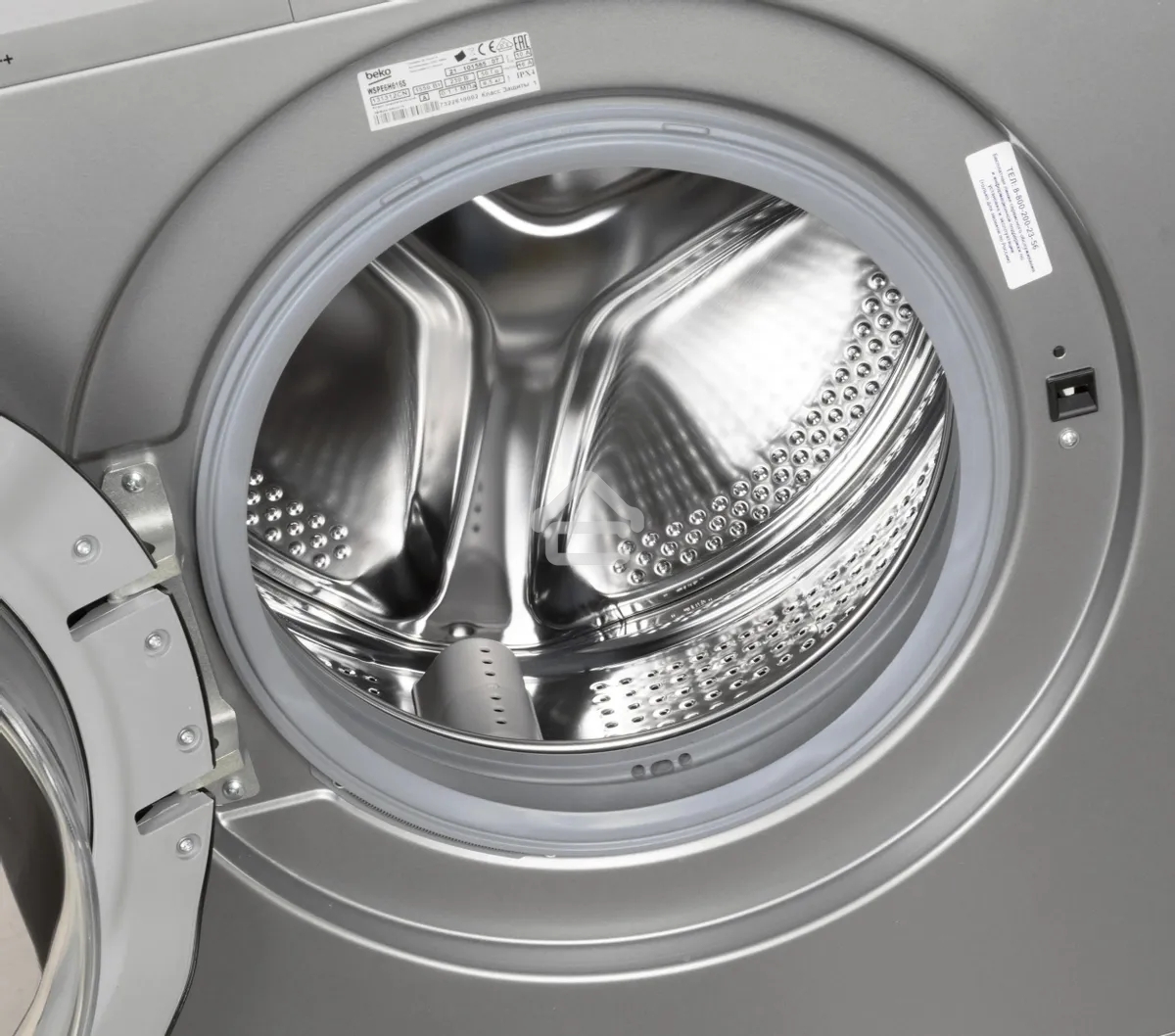 Стиральная машина Beko WSPE6H616S (7322610002) серебристый, загрузка фронтальная 6,5 кг, 1200 об/мин., класс: А++