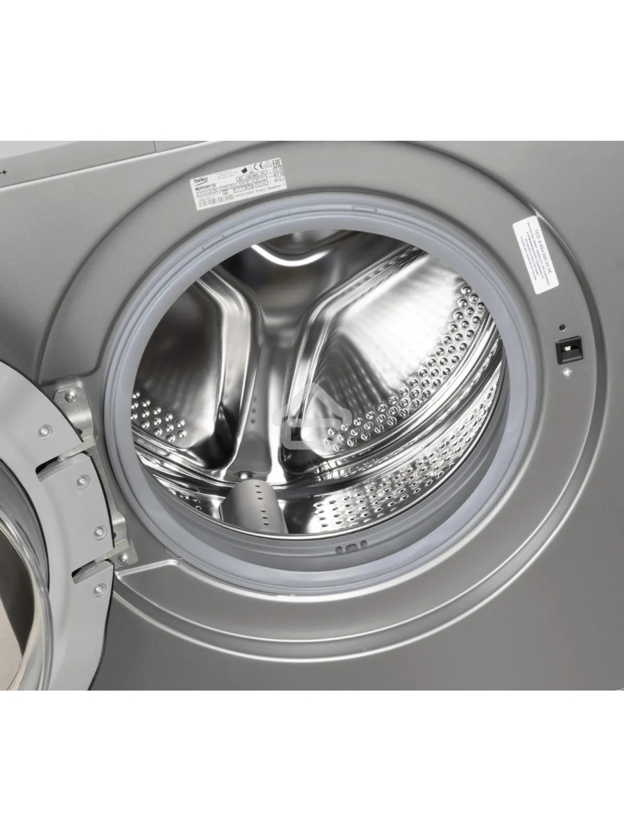 Стиральная машина Beko WSPE6H616S (7322610002) серебристый, загрузка фронтальная 6,5 кг, 1200 об/мин., класс: А++