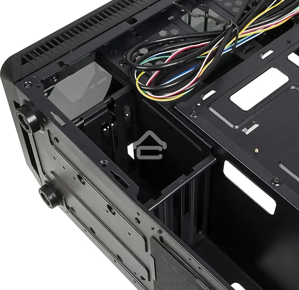 Компьютерный корпус Accord JP-X черный без БП ATX 2xUSB2.0 1xUSB3.0 bott PSU
