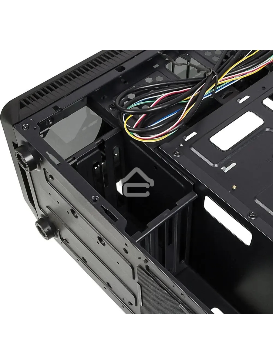 Компьютерный корпус Accord JP-X черный без БП ATX 2xUSB2.0 1xUSB3.0 bott PSU