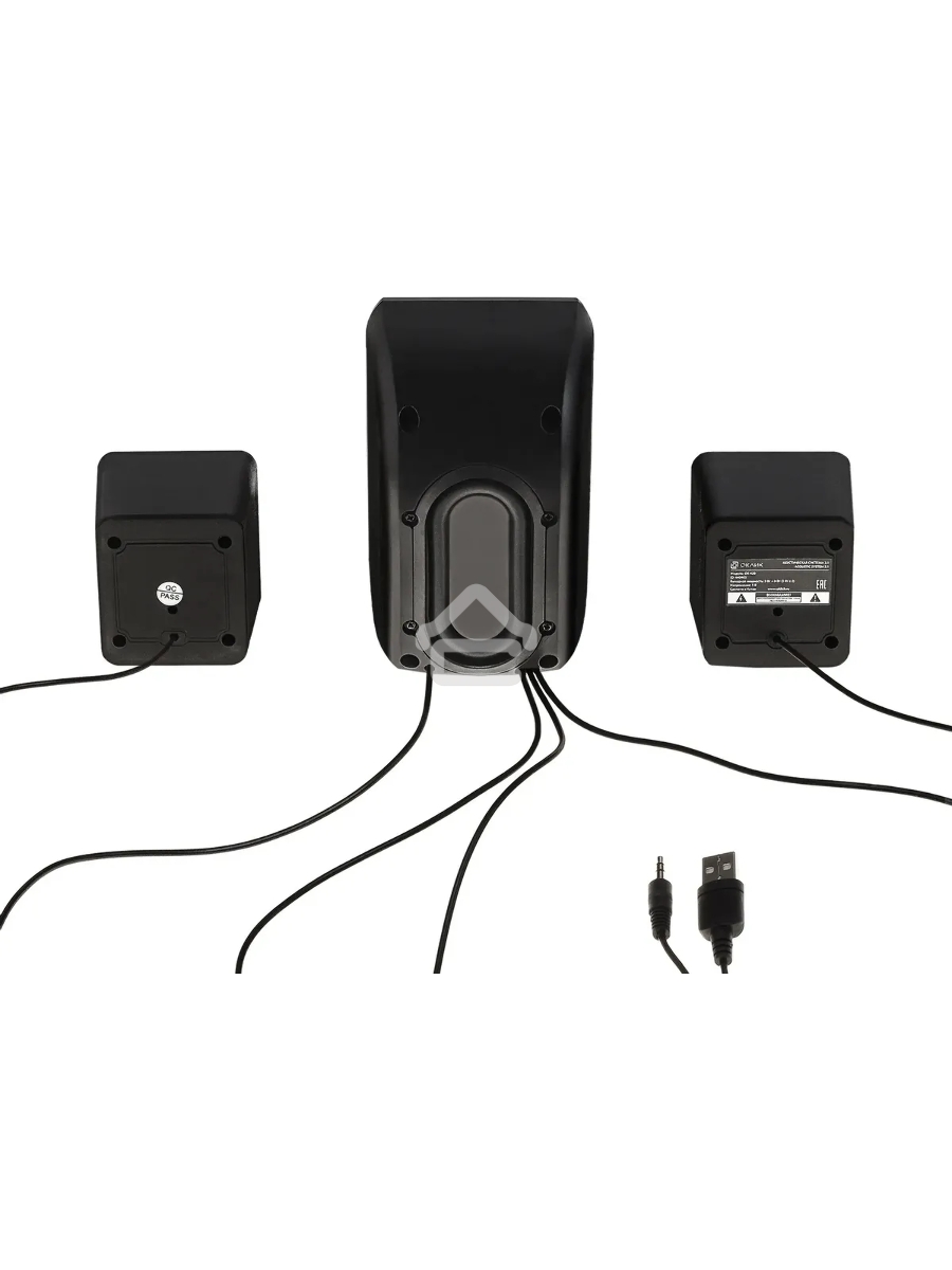 Колонки Oklick OK-420 2.1 черный 11Вт