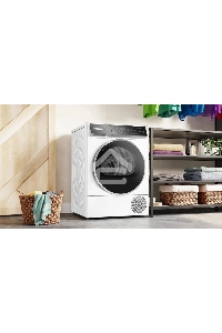 Сушильная машина Bosch Serie 8 WQB245B0ME белый, с английской панелью