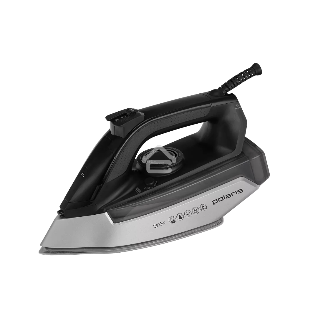 Утюг Polaris PIR-2696AA (2600 Вт,керам., автоотключ.) черный/серебро