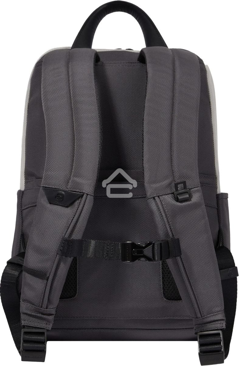 Рюкзак Piquadro Brief2 Special CA3214BR2S/GRN, нейлон/натур.кожа, серый/черный